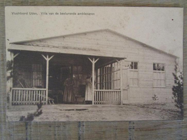 5 oude postkaarten vluchtoord Uden, Verzamelen, Postkaarten | Themakaarten, Voor 1920, Politiek en Historie, Ophalen of Verzenden