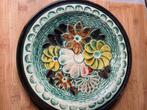 Gesigneerde vintage bord met bloemen, Antiek en Kunst, Ophalen