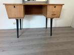 Vintage houten bureau, Ophalen, Gebruikt, Bureau