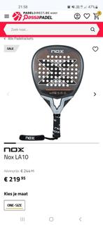 padel racket nox La 10 2024, Sport en Fitness, Padel, Ophalen, Zo goed als nieuw