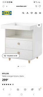 Table à langer convertible en simple commode IKEA neuve, Kinderen en Baby's, Nieuw, Commode