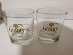 2 whisky glazen Grants, Verzamelen, Glas en Drinkglazen, Ophalen, Zo goed als nieuw, Borrel- of Shotglas