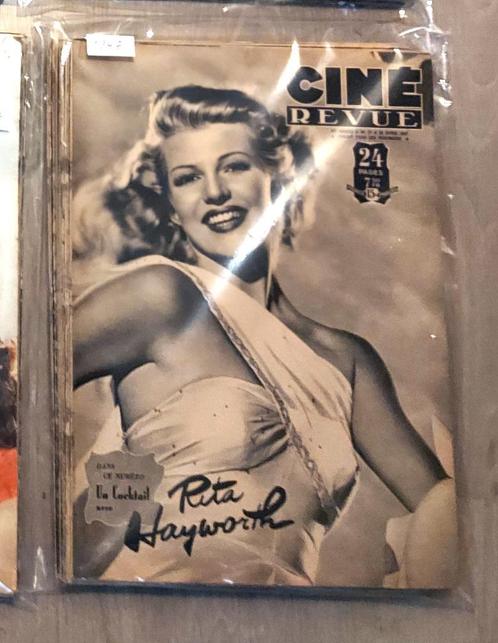 Ciné Revue - Lot van 19 N° Jaar 1947, Verzamelen, Tijdschriften, Kranten en Knipsels, Tijdschrift, 1940 tot 1960, Ophalen of Verzenden