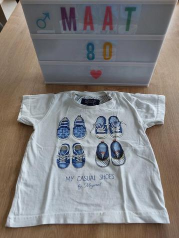 Babykleding - maat 80 - t-shirts beschikbaar voor biedingen