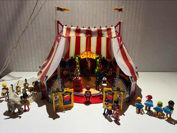 Circus met toebehoren Playmobil beschikbaar voor biedingen