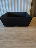 zwarte kartonnen manden - 24,7 op 24,3cm - H 9cm - 1€/st -, Overige materialen, Schaal, Verzenden, Vierkant