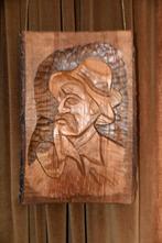 Sculpture sur bois « L'homme à la pipe », Antiquités & Art, Art | Sculptures & Bois, Enlèvement ou Envoi