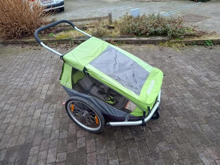Fietskar - Croozer kids for 2, Vélos & Vélomoteurs, Accessoires vélo | Remorques, Utilisé, Remorque pour enfant, Suspension, Pliable