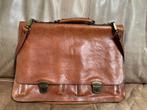 Vintage Bridas Leren Tas, Bruin, Zo goed als nieuw, Leer, Ophalen