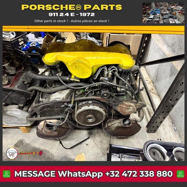 Porsche 2.4 E-motor — jaar 1972, Auto-onderdelen, Motor en Toebehoren, Oldtimer onderdelen, Porsche, Gebruikt, Ophalen