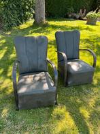 2 oude clubzeteltjes, Huis en Inrichting, Ophalen, Gebruikt, Eenpersoons, 75 tot 100 cm