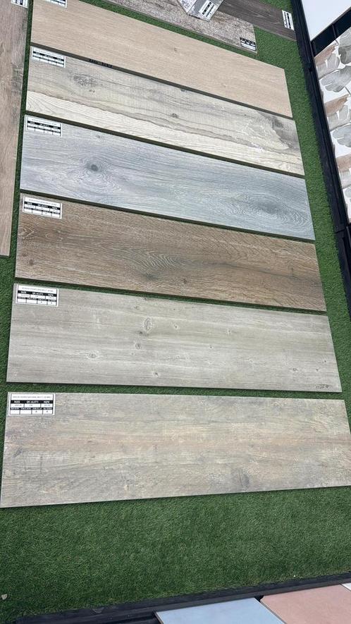 ❗️ carrelage dalle Terasse effet Parquet 2cm 30x120 PROMOS, Doe-het-zelf en Bouw, Vloerdelen en Plavuizen, Nieuw, Ophalen