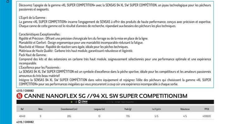 Sensas 94 xlsw super competition, Hobby en Vrije tijd, Overige Hobby en Vrije tijd, Ophalen