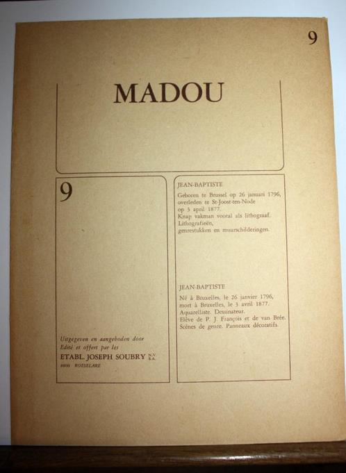 Soubry  Les Maîtres de la Peinture n9 – Jean-Baptiste Madou, Antiek en Kunst, Kunst | Schilderijen | Klassiek, Ophalen of Verzenden