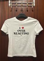 T-shirt court « I love over reacting » XS neuf, Vêtements | Femmes, Tops, Neuf, Manches courtes, Taille 34 (XS) ou plus petite