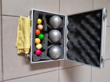 Set JB Petanqueballen 710 gr * 72 mm * met koffertje beschikbaar voor biedingen