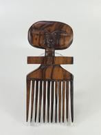 Handgesneden Houten Afro Pick / Haar Kam, Ophalen of Verzenden