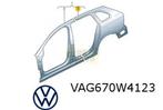 Volkswagen Golf VIII (2/20-) achterscherm Links (Variant) Or, Auto-onderdelen, Verzenden, Nieuw, Volkswagen, Spatbord