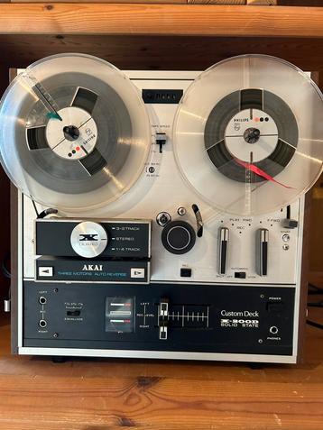 Bandrecorder akai + 50 banden disponible aux enchères