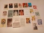 lot religieuze bidprentjes/paus, missionaris,priester, ...., Ophalen of Verzenden, Gebruikt, Kaart of Prent, Christendom | Katholiek