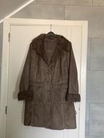 Warme wintermantel ( wol binnenkant), Ophalen, Bruin, Maat 42/44 (L), Zo goed als nieuw