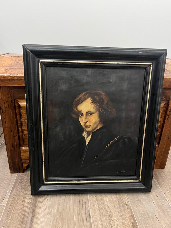 Olieverf op doek, Antiek en Kunst, Kunst | Schilderijen | Klassiek, Ophalen