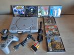 Vintage Sony Playstation 1 PS1 + 7 games, Games en Spelcomputers, Spelcomputers | Sony PlayStation 1, Ophalen, Zo goed als nieuw