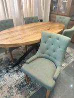 Eettafelstoelen / classic stoelen / eetkamer / beige stoelen, Huis en Inrichting, Stoelen, Ophalen, Gebruikt, Vintage, Klassiek, Tijdloos
