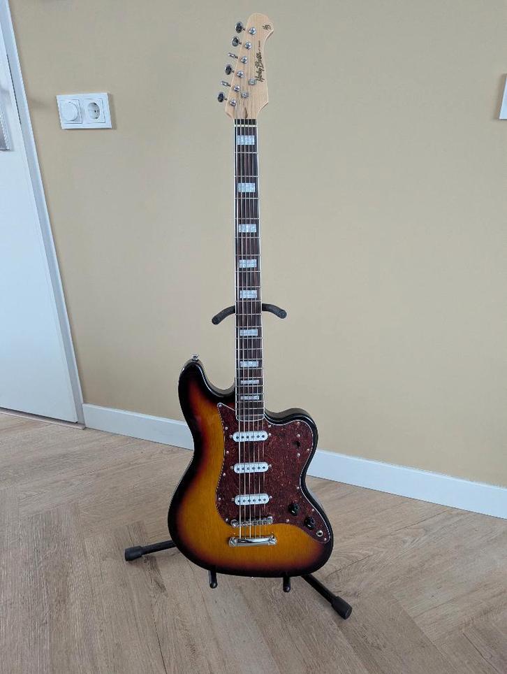 Harley Benton GuitarBass (Fender/Squier Bass VI), Musique & Instruments, Instruments à corde | Guitares | Basses, Comme neuf, Électrique