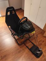 game racestuur met racestoel ps4-5, Ophalen, Zo goed als nieuw