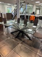 Glazen (vergader)tafel, Ophalen, Gebruikt, 150 tot 200 cm, 200 cm of meer