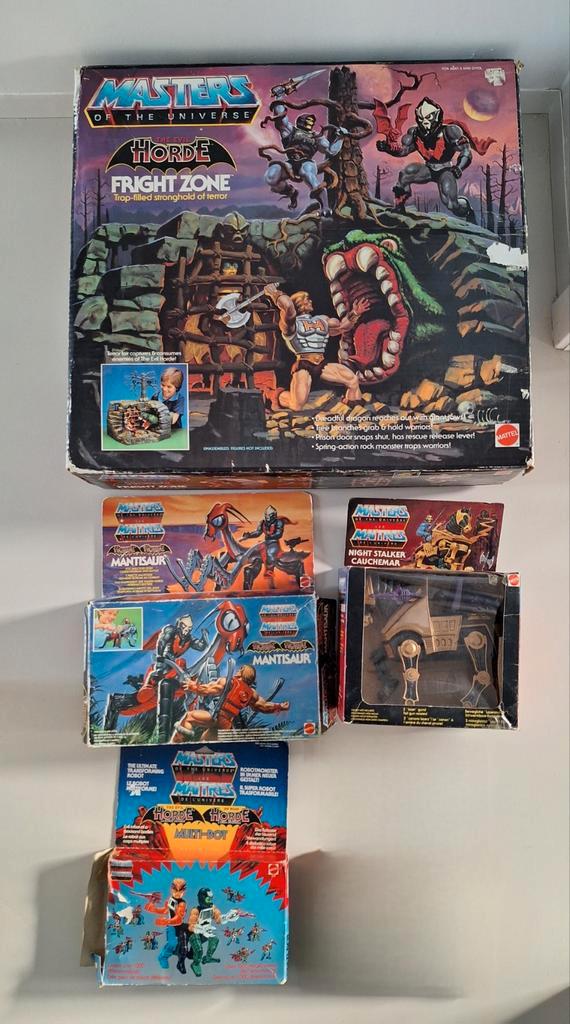 masters of the universe vintage lot, Kinderen en Baby's, Speelgoed | Actiefiguren, Gebruikt, Ophalen