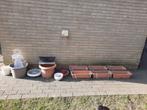 bloembakken, Tuin en Terras, Bloembakken en Plantenbakken, Ophalen, Kunststof, Gebruikt, Minder dan 30 cm