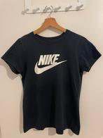 Nike T-shirt noir logo blanc, Manches courtes, Enlèvement ou Envoi, Comme neuf, Taille 34 (XS) ou plus petite