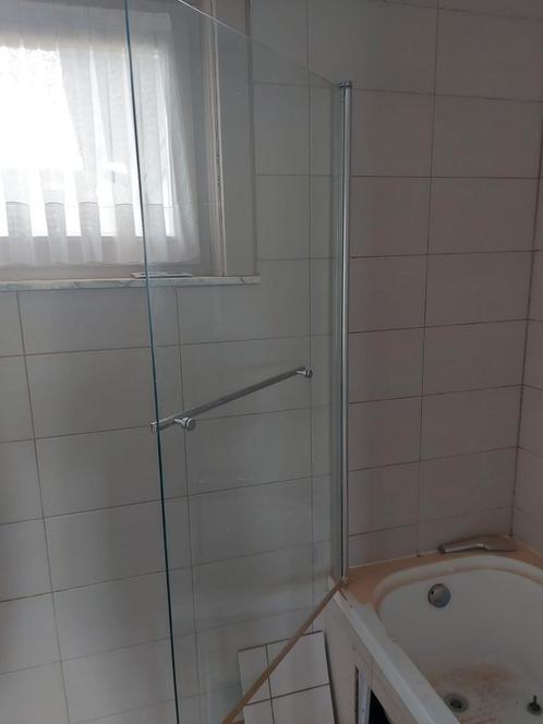 glazen douchewand voor bad, Doe-het-zelf en Bouw, Sanitair, Gebruikt, Overige typen, Glas, Ophalen