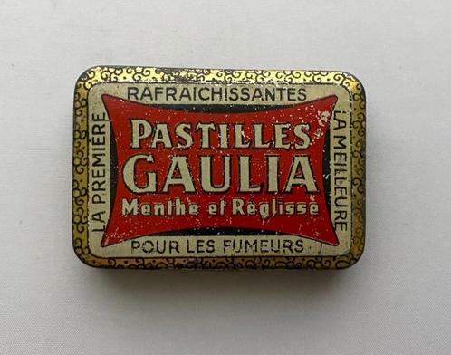 oud blikken doosje - Gaulia Pastilles, Collections, Boîte en métal, Enlèvement ou Envoi