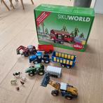 Sikuworld boerderij + 3 extra tractors, Zo goed als nieuw, Ophalen