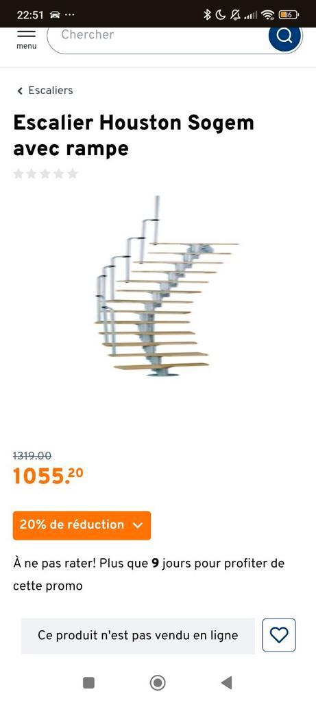 Modulaire ruimtebesparende trap vergelijkbaar met die van Ga, Doe-het-zelf en Bouw, Ladders en Trappen, Nieuw, Trap, Ophalen