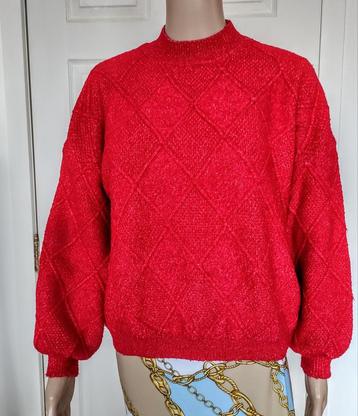 Rood Dames sweater maat M  beschikbaar voor biedingen