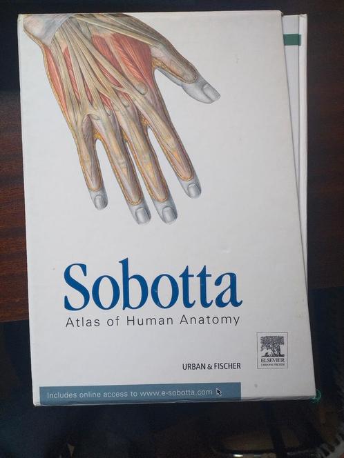 sobotta anatomische atlas, Livres, Livres scolaires, Comme neuf, Enlèvement ou Envoi