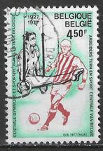 Belgie 1977 - Yvert 1858 /OBP 1863 - Turnen en Voetbal (ST), Verzenden, Gestempeld, Gestempeld, Sport
