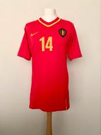 Belgium 2008-2010 Home #14 Vermaelen match worn issue shirt, Sport en Fitness, Shirt, Zo goed als nieuw, Maat XL