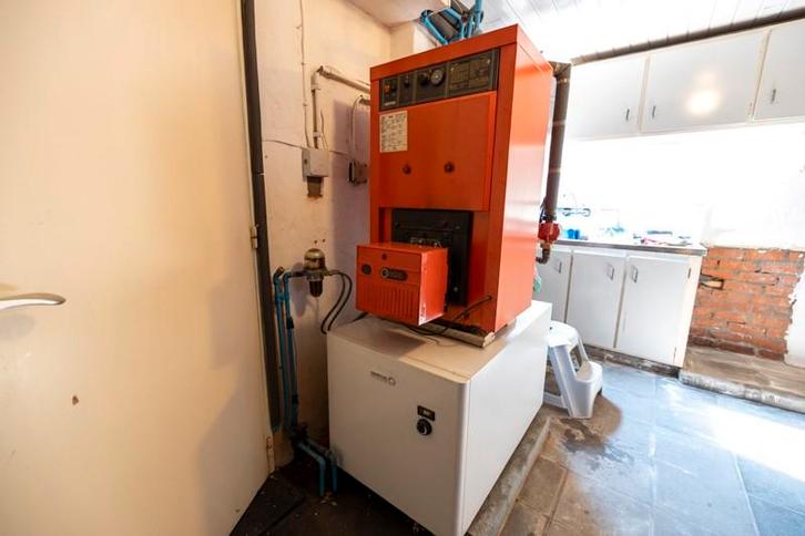 Mazoutketel Sime en brander (Rielo), Doe-het-zelf en Bouw, Chauffageketels en Boilers, Gebruikt, Boiler, Ophalen