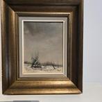 Noppe Frans. Winterlandschap, Antiek en Kunst, Ophalen