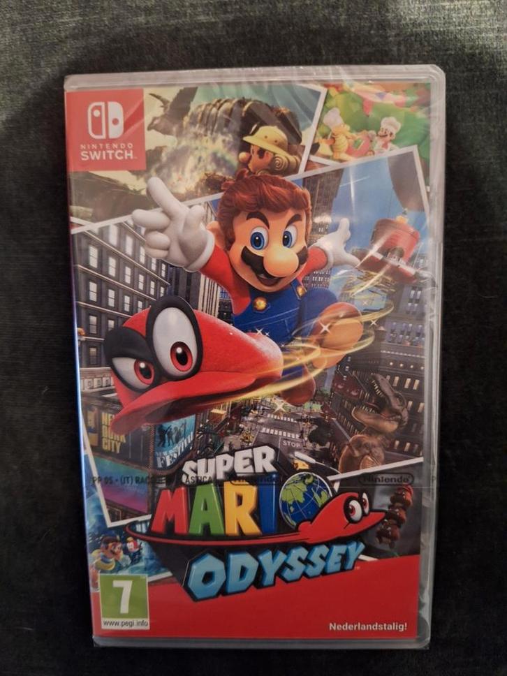 Super Mario Odyssey NIEUW IN VERPAKKING, Games en Spelcomputers, Games | Nintendo Switch, Nieuw, Overige genres, Vanaf 12 jaar