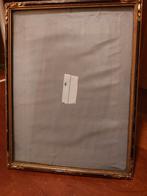 Antiek,/frans/ lijstje/met messing staander, Ophalen of Verzenden