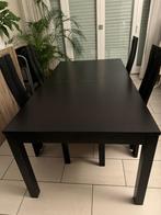 Table à manger avec 4 chaises, Maison & Meubles, Rectangulaire, 50 à 100 cm, Utilisé, 200 cm ou plus