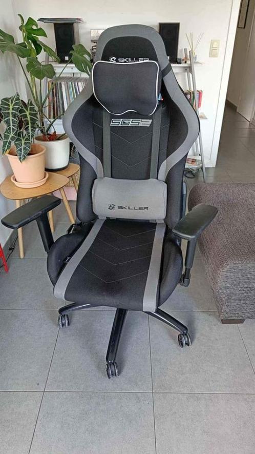 Gaming Chair (Gamestoel/bureaustoel) Sharkoon Skiller SGS2, Maison & Meubles, Chaises de bureau, Utilisé, Chaise de bureau, Gris