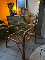 Mooie rotan fauteuil in boho/vintage stijl, Huis en Inrichting, Ophalen, Gebruikt, 50 tot 75 cm, Boho/vintage