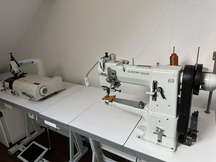 Naaimachine leder - industrieel Adler 69, Hobby en Vrije tijd, Overige Hobby en Vrije tijd, Zo goed als nieuw, Ophalen